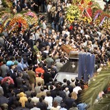 funerali Giudice Falcone e scorta di Polizia
